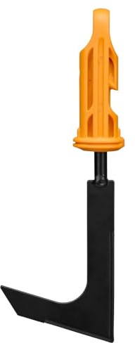 Fiskars OneClick Fugenkratzer, Aufsatz zum Entfernen von Gras und Moos | Müheloses Wechseln mit nur einem Klick, Robuste Borstahlklinge, Schwarz/Orange, 1080687
