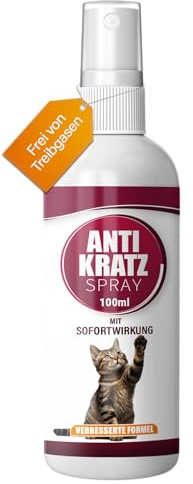 Nature Animal® Katzenabwehrspray – Fernhaltemittel und Katzenschreck für Katzenabwehr im Garten, Innen & Außen – Kratzschutz Sofa, Anti-Kratz Spray - ideal zum Katzen vertreiben,100ml