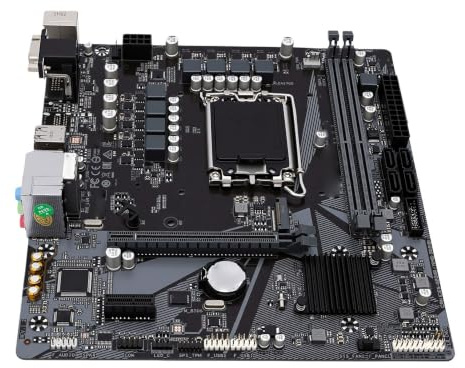 Cuifati Scheda Madre Gaming, DDR5 H610 LGA 1700 Micro ATX con Slot PCIe 3.0 X4 NVMe M.2, Doppio Canale da 64 GB, VGA, Gigabit LAN, per Core I3 I5 di 12a 13a 14a Generazione