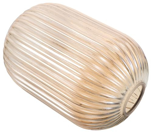 Balacoo Abat-jour Décoration Sophistiquée Élégant en Verre Cylindrique Remplacement D'abat-jour en Verre pour Lampe de Restaurant Suspendre ou Applique Murale