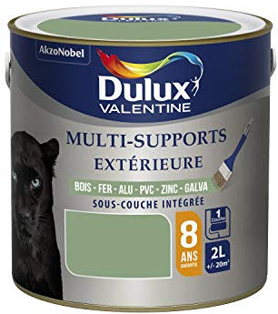 DULUX VALENTINE Peinture Multi-Supports Extérieure - Satin Vert Provence 2 L 5248946