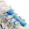 INMAKER Lacets Élastique, Lacets Chaussures Autobloquants Sans Laçage 120CM Pour Unisexe Enfants Adultes Bleu Clair