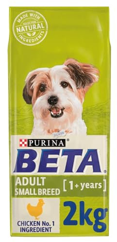 BETA Adult Small Breed Dry Dog Food Chicken 2kg [Pack of 4]