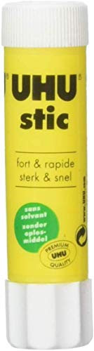 1 stick de colle UHU blanche en baton - 8,2g