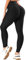 INSTINNCT Damen Hohe Taille Leggings Scrunch Butt Sportleggings Slim Booty Push Up Lange Hose mit Bauchkontrolle Schwarz 2XL