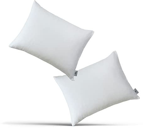 NATURECA 2er Set Kissenbezug für Kopfkissen Kleinkind ​- 100% Baumwoll Satin, Kinder Kopfkissenbezug, Kissenhülle für Babykissen 30x40