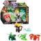 Bakugan 'Evolutions' Battle Strike 6er Pack mit 1 Platinum Ball (Darkus Dragonoid), 2 Basic Balls (Pyrus Sectanoid, Ventus Nillious), 1 Geogan (Ventus Arcleon) & 2 Nanogan (Pyrus Sludgem, Aquos Widow)