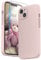 SURPHY Compatible with iPhone 13 Case with Screen Protector, Liquid Silicone Protection for Each Lens Shockproof Thickened Rubber Cover for iPhone 13 6.1 inch 2021, Pink