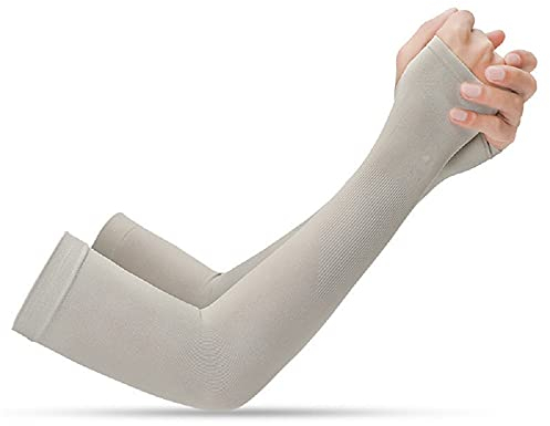 6 Paar Armstulpen UV Sonnenschutz Armstulpen für Männer & Frauen zum Abdecken der Arme zum Schutz Ihrer Haut vor Sonnenstrahlung - Grau
