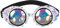 Boland - Partybrille Mirage, für Erwachsene, Brille, holografische Gläser, Kopfschmuck, Karneval, Mottoparty