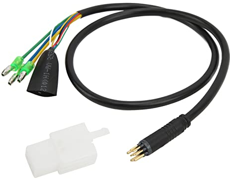 Dilwe Motor Extension Cable 9 Pin, Waterproof Copper Wire for Electric Bicycle 250W 350W 500W, Compatible with Scooter/ATV Motors