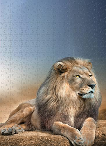 Holzpuzzle 1000 Teile König der Löwen Anspruchsvolles Puzzle