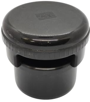 Duraplast UK™ Air Admittance Valve 110mm BLACK - Universal Vent Pipe Valve for Push Fit & Solvent Weld Systems - Durable, Maintenance-Free, and Easy to Install - Prevents Sewer Gas Backflow