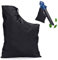 Bolsa De Recogida De Soplador De Hojas, Bolsa Aspiradoras de Hojas, Bolsa De Almacenamiento Soplador De Hojas, Bolsa De Aspiradora De Hojas Con Cordón, Ajustable Oxford con Cremallera(negro)