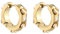 Philipp Plein Damen Ohrringe Creolen Edelstahl IP Gold THE PLEIN CUFF PJ1EA22EU