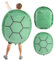 Schildkröten Kissen zum Anziehen, Wearable Turtle Pillow, Tragbarer Plüschtier Schildkrötenpanzer Groß, Riesenschildkrötenkissen, Plüschtier Spielzeug Geburtstagsgeschenk Schildkröten Kissen (80cm）