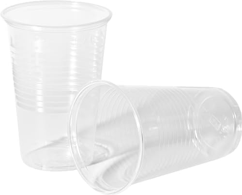 HEKU 50 transparente Einweg-Trinkbecher 0,2l | Aus Polypropylen | Ideal für Partys und Veranstaltungen