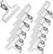 Gentpovth 12 pezzi Clip Multiuso in Metallo, 76mm grande Silver Metal File Money Binder Morsetti Clip, Acciaio inossidabile Clip per Rilegatura, per sacchetti di cibo,immagini foto,Home Office Supply