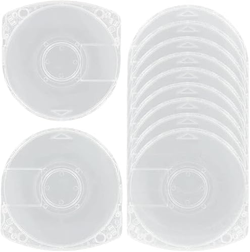 UMD Schutzhülle für Spiele, transparent, UMD-Disc-Hülle, für PSP 1000, 2000, 3000, 10 Stück