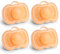 Herobility Gentle Pacifiers – Protective case – BPA-free – Large air vents – Newborn – 6 months – 4-pack – Peach