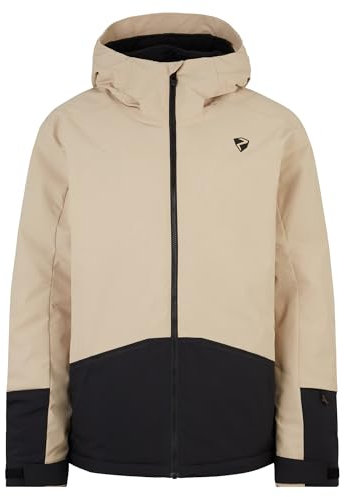 Ziener Herren TIMBARRA Ski-Jacke/Snowboard-Jacke | atmungsaktiv, wasserdicht, cashew ripstop, 58