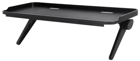 CAXUSD Soporte de Montaje para Monitor de Pantalla Plana para Monitores de Computadora o Televisores de Pantalla Plana Estante de Almacenamiento para Tv Escritorio Ahorra Espacio Fácil Instalación