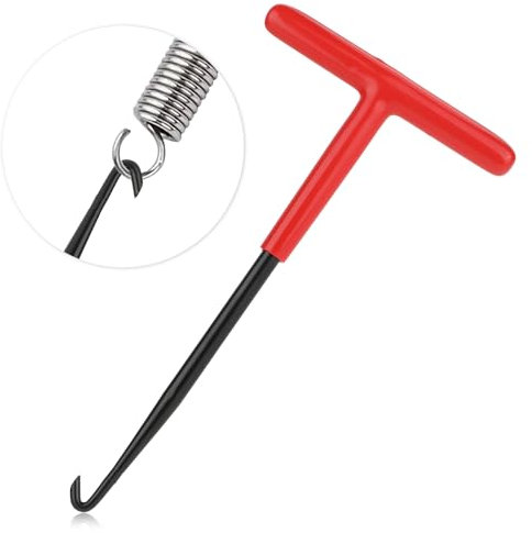 Giantree Federhaken, 1 Stück Motorrad Federspanner Federzieher T Haken Federzieher Metall Federzug Haken 16x8 Cm Montagehaken Für Roller Motorrad Moped Fahrrad Auspuffrohr Federinstallation 16 x 8 cm
