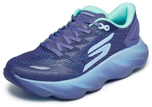 Skechers Damen Aero Burst Sneaker, Periwinkle/Aqua, 38 EU