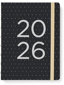 Filofax Kalender Moonlight A5 Planner Black 2026