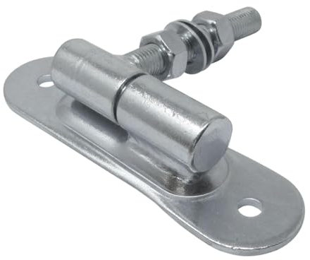 2x SOTOOLS Torangel, Torscharnier M16 - kugelgelagert, teilbar, 180 x 50 mm für Tore und schwere Türen, aus Stahl, galvanisch verzinkt, inkl. 2 Muttern, 2 Unterlegscheiben und Kugellagerung.