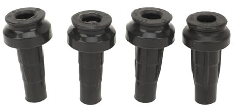 Zündkabel-Ummantelungssatz, 4-teilig, leistungsstarker, langlebiger Zündkerzenstecker aus Silikon, Ersatz für 206 207 307 308 408 206CC C2 C4