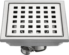 EURDFHY Bodenablauf Gitter-Bodenablauf, geruchsdichter Edelstahl mit tiefer Wasserdichtung und hoher Entwässerungskapazität