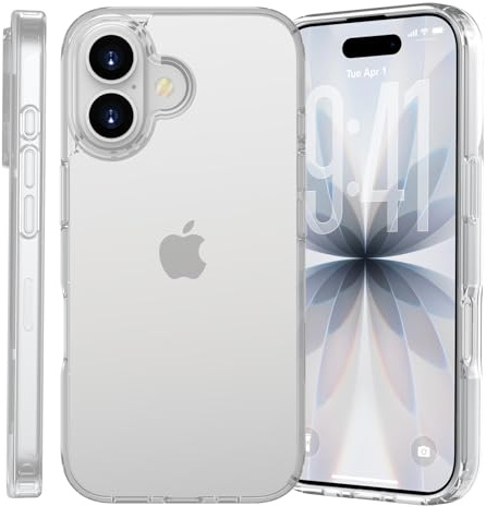 Kukiwhy für iPhone 17 Hülle, Matte Weiß | Stoßfest Militärstandard Schutzhülle Anti-Kratzen, Durchscheinende Rückseite Handyhülle, Anti-Fingerabdruck