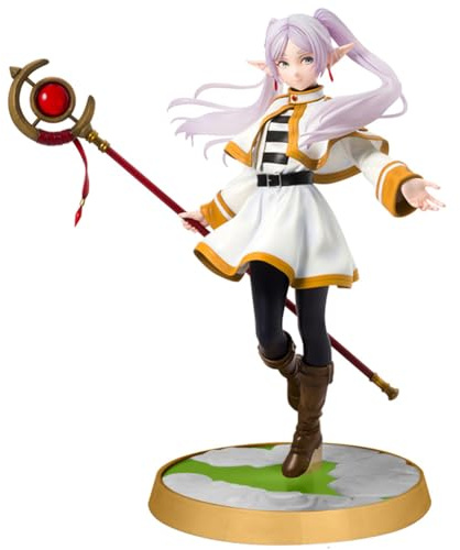 Frieren Figur Anime Frieren Action Figur Statue - 20cm Cartoon Charakter Figuren PVC Modell Statue Desktop Dekoration Geschenke für Fans