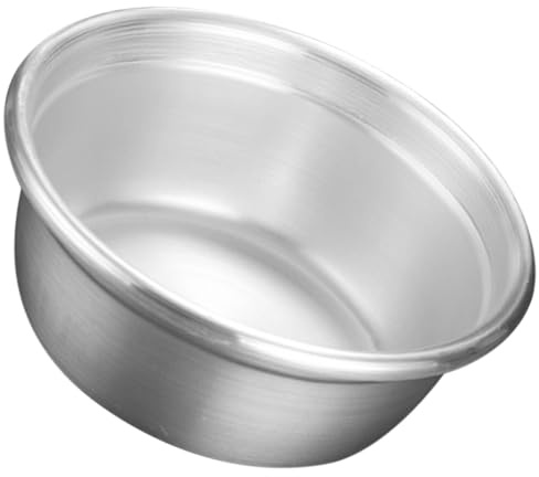 MUELODSIC Bol à Nouilles Ménager en Aluminium Blanc 17,5 Cm Saladier Multifonction Réutilisable Cuisine Coréenne, Bol Alimentaire Pratique pour Salades, Nouilles Froides et Repas Rapides