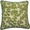 McAlister Textiles Tapestry | Bestickter Kissenbezug grüner Frauenhaarfarn | 40 x 40cm | gewobenes Blätter-Motiv | Deko Kissenhülle für Sofa, Couch, Garten