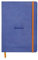 RHODIA 117748C - taccuino mOrobido Bullet Journal Goalbook ZAFFIRO - A5 14,8X21cm - Puntinato DOT - 240 pag. - Carta Clairefontaine AvOroio 90g/m² - 2 nastri, chiusura con elastico - Simil Cuoio
