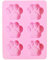 Delaman Moule en Silicone Forme Patte Mignonne de Chat Chien, Qualité Alimentaire pour Chocolat Fondant Gâteau Biscuit Glaçons Décoration DIY de Patisserie (Size : L)