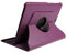 Jennyfly Custodia Tab S3 9.7, rotazione a 360 gradi per (SM-T820/SM-T825), angoli di visione multipli, custodia ultra leggera per Samsung Galaxy Tab S3 9.7 (SM-T820/SM-T825), viola
