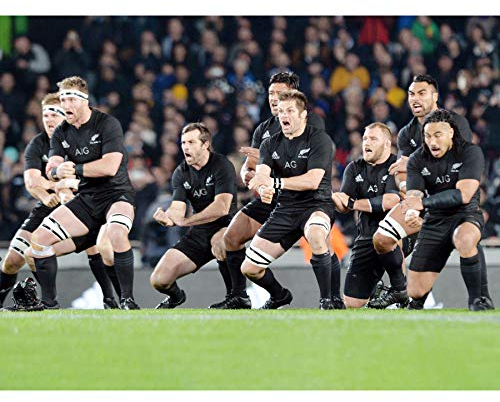 Artery8 All Blacks Rugby Legends World Cup Haka Ungerahmter extragroßer Druck
