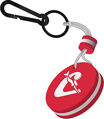 Cressi Unisex-Adult Floating Keychain Schwimmender Schlüsselring zum Schutz der Schlüssel vor einem versehentlichen Verlust im Wasser, Rot, One Size