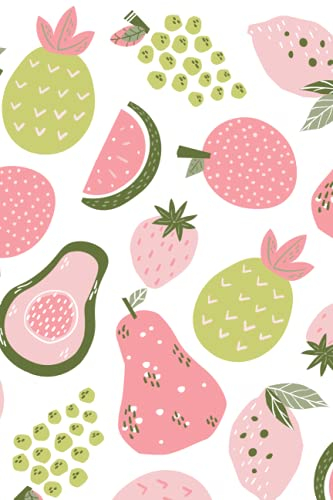 Tutti Frutti Notebook: 200 Pages Lined Paperback Journal/Notebook/Diary