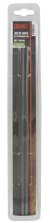 OZAKI - Lime Chaîne Tronçonneuse .325 - Lime Ronde - Entretien Et Affûtage - Diamètre 4,8 mm - Longeur 20 cm (8) - Blister de 2 Limes