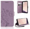 AROYI Lederhülle Kompatibel mit Samsung Galaxy S8 Hülle, Premium Leder Flip Wallet Handyhülle PU Leder Klappbar Handytasche Magnetisch Kartenfach Schutzhülle Kompatibel mit Samsung Galaxy S8 Lila
