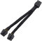 Hsthe Sea GPU VGA PCIe 8 Pin Female to Dual 2x 8 Pin (6+2) Male PCI Express Power Adapter Braided Y-Splitter Extension Cable 7.87-inch(20cm)