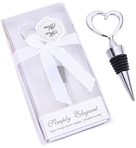 Apribottiglie per feste a tema e souvenir di matrimonio, bomboniere,decorazioni bar a tema,Decorazioni cerimonie, cavatappi da vino tappo per vino (love stopper)