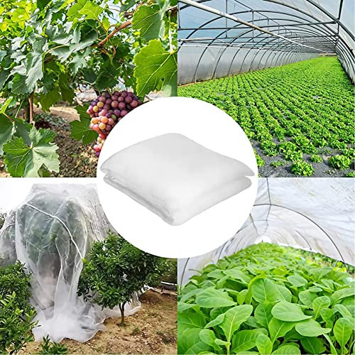 4 * 15m Gartennetz für Pflanzen,Feines Netz, Gartennetz,Insektennetz, Gemüsenetz, Schutz, zum effektiven Schutz vor Schädlingen,Pflanzenschutznetz für Gemüse, Blumen, Obst, Garten im Freien