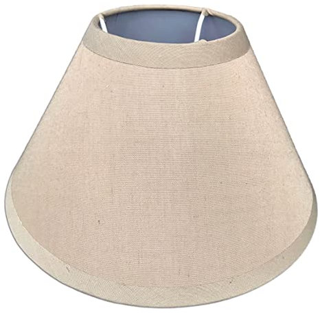BEST&FREE Pantalla Lampara Mesa De Noche 20cm. Tulipas Para Lamparas Decorativas. Pantalla Lampara Techo Fácil De Poner. Pantallas Lamparas Bonitas. (1, Marrón)