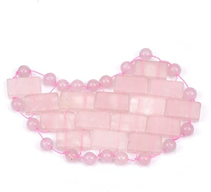 Rosenquarz-Augenmaske Mini-Jade-Schlafmaske Aus 100% Natürlichem Jadestein,eine Scheibe