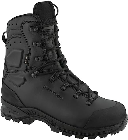 LOWA Combat Boot MK2 GTX Wide Einsatzstiefel (44.5 EU, Schwarz)